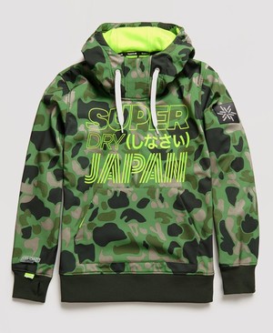 Superdry Snow Tech Férfi Kapucnis Pulóver Camo | HCOGF3618